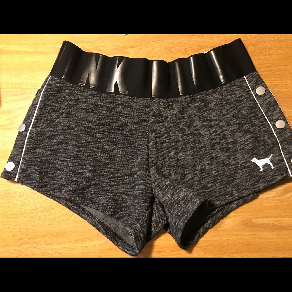Pink Varsity Shorts